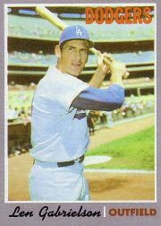 1970 Topps Baseball Cards      204     Len Gabrielson